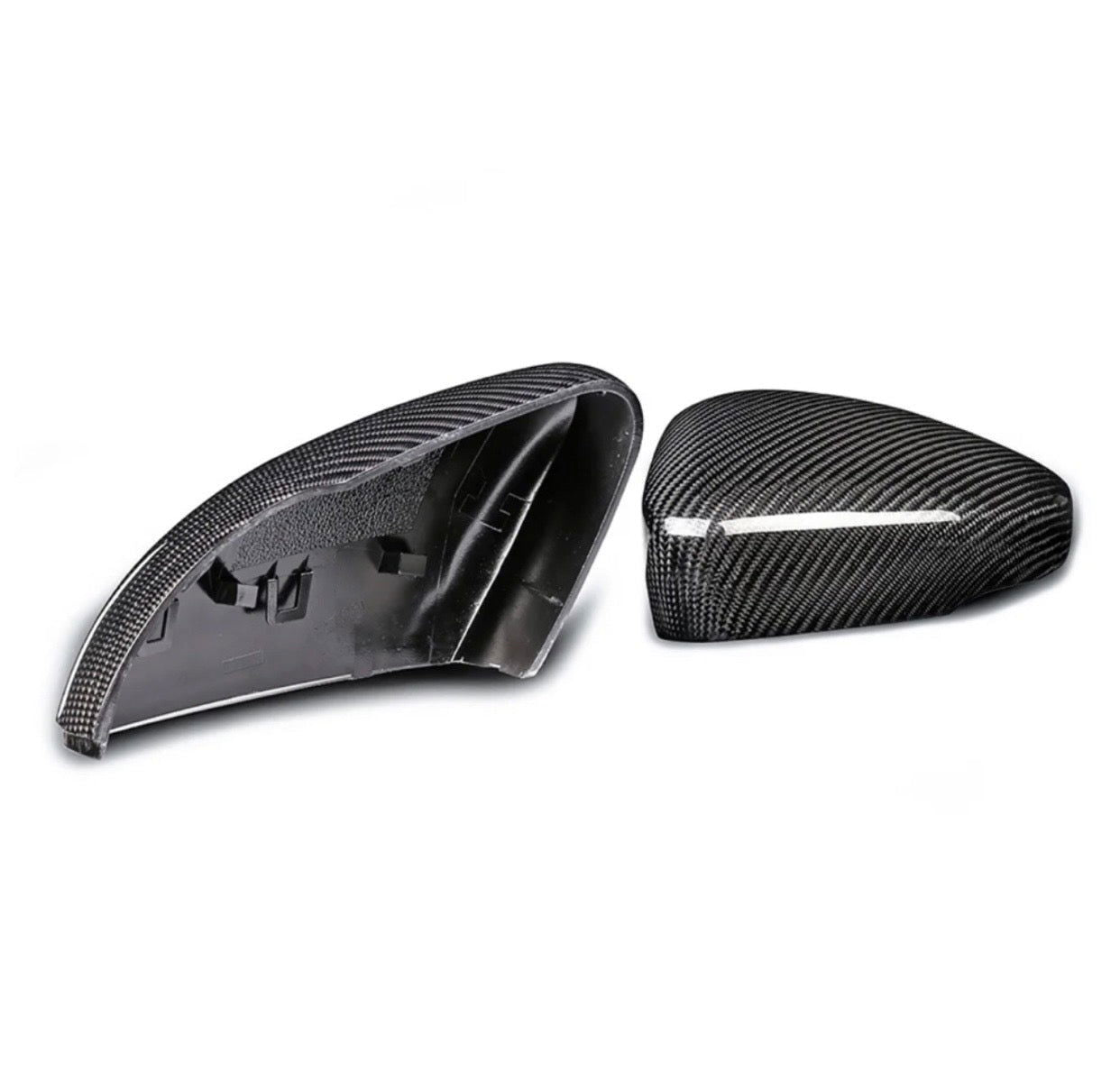 Volkswagen Polo MK5 6R/6C Carbon Fiber Wing Mirror Caps - DTS AUTOMOTIVE