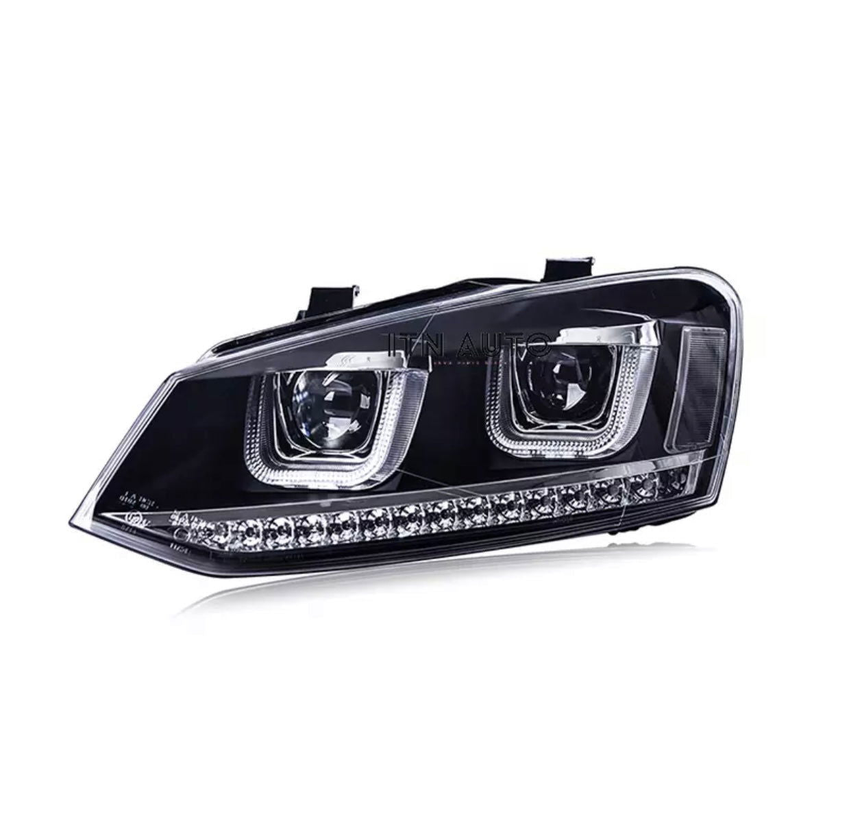Volkswagen Polo Angel Eyes Headlights 6R/6C MK5 - DTS AUTOMOTIVE