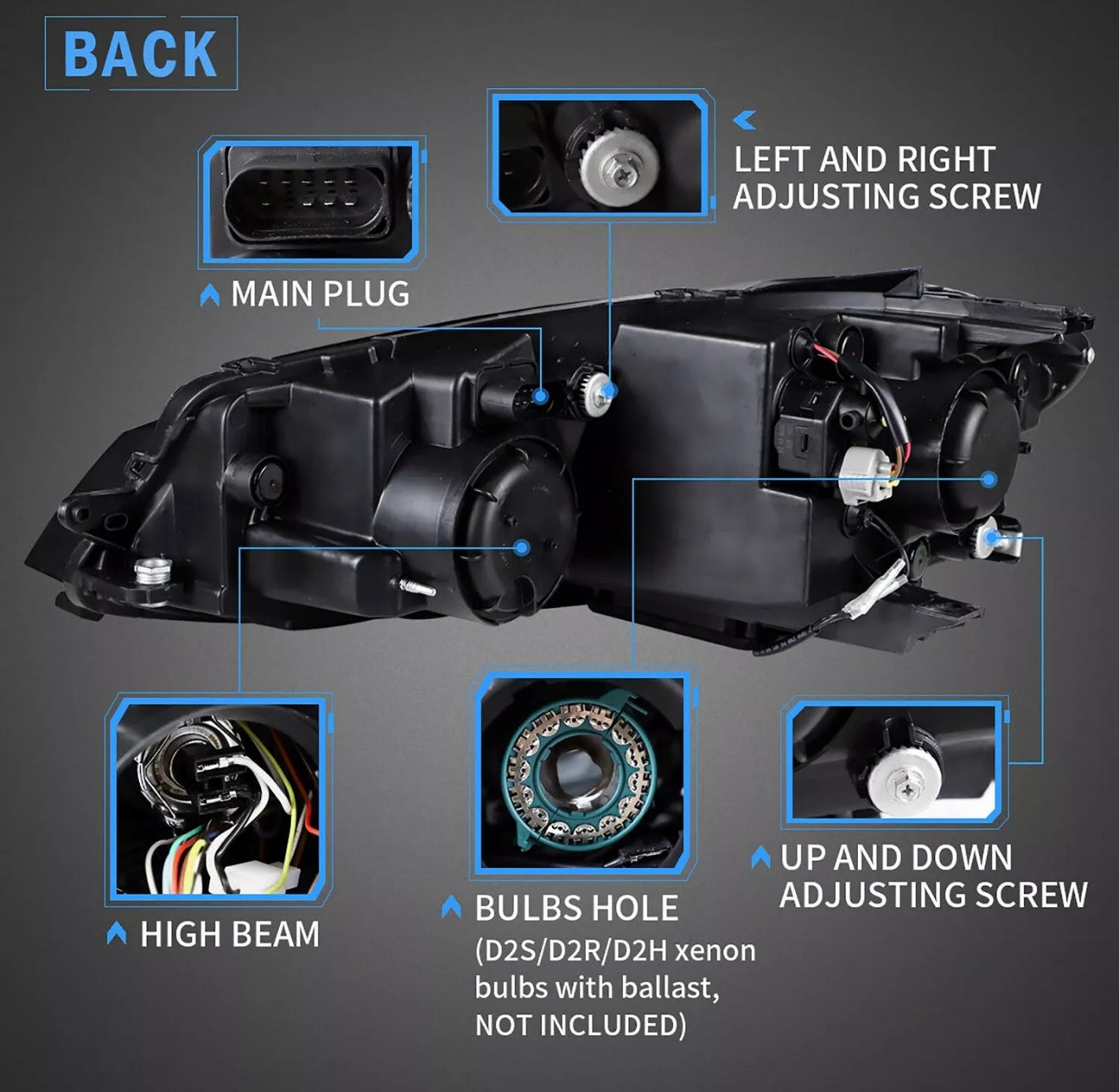 Volkswagen Golf MK7/7.5 VLAND LED Headlights