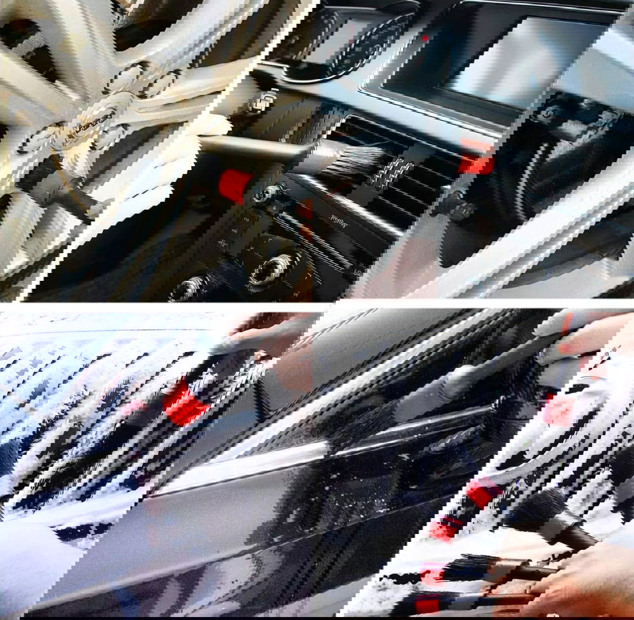 Car Detailing Brushes (Pack of 5) - DTS AUTOMOTIVE