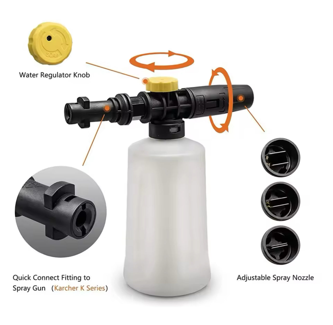 Karcher K Series Snowfoam Adapter
