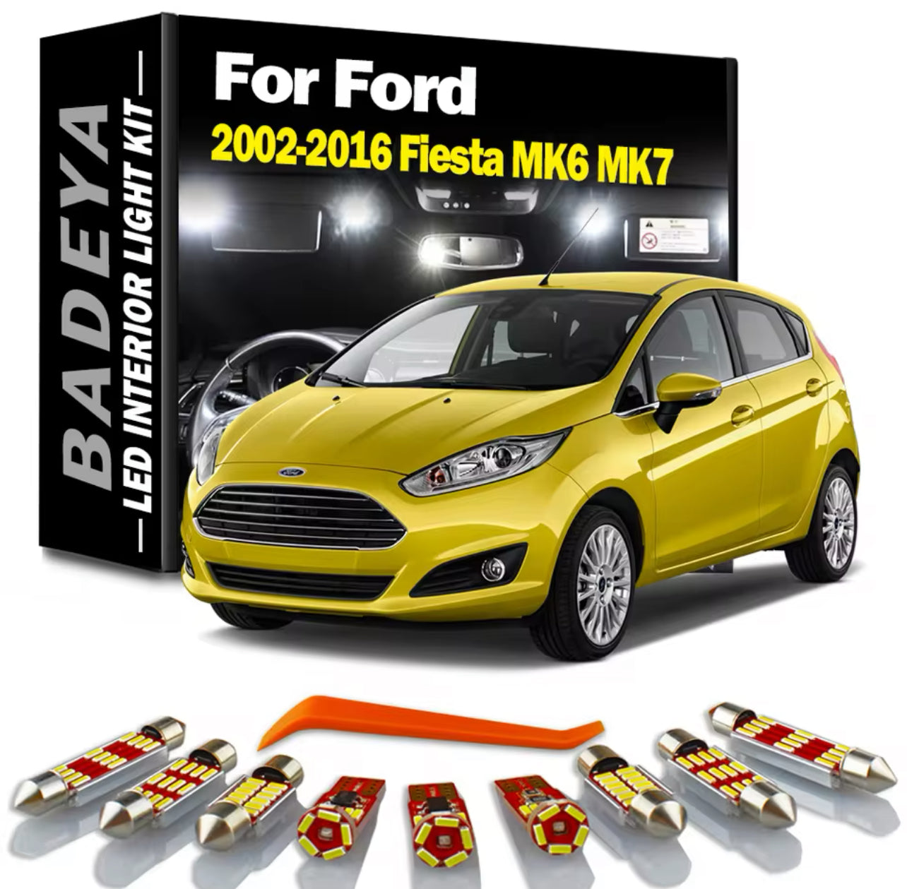 BMT xms - Kit de luces LED para automóvil de repuesto para TOYOTA Yaris 2006-2020, Yaris iA 2016 BMT xms - Kit de luces LED para automóvil de repuesto para TOYOTA Yaris 2006-2020, Yaris iA 2016