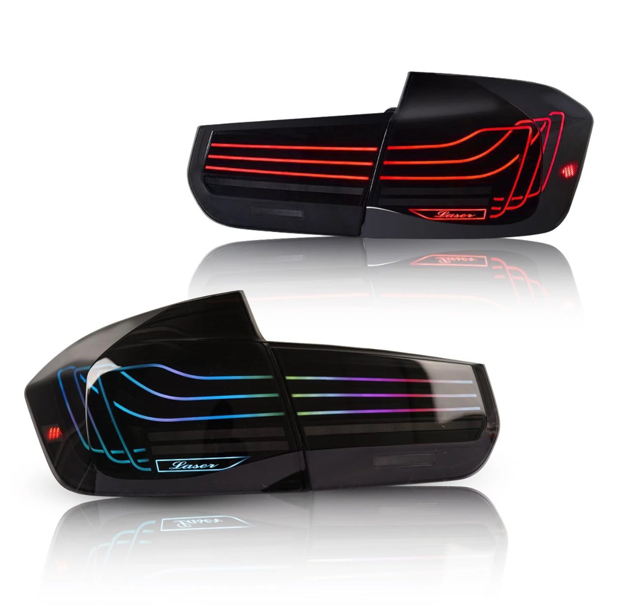 BMW 3 Series F30 F35 2012-2018 DTS Custom RGB Taillights