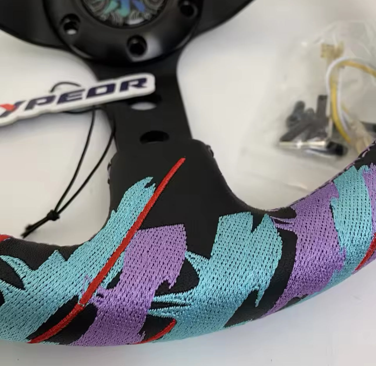 HKS Style Aftermarket Steering Wheel