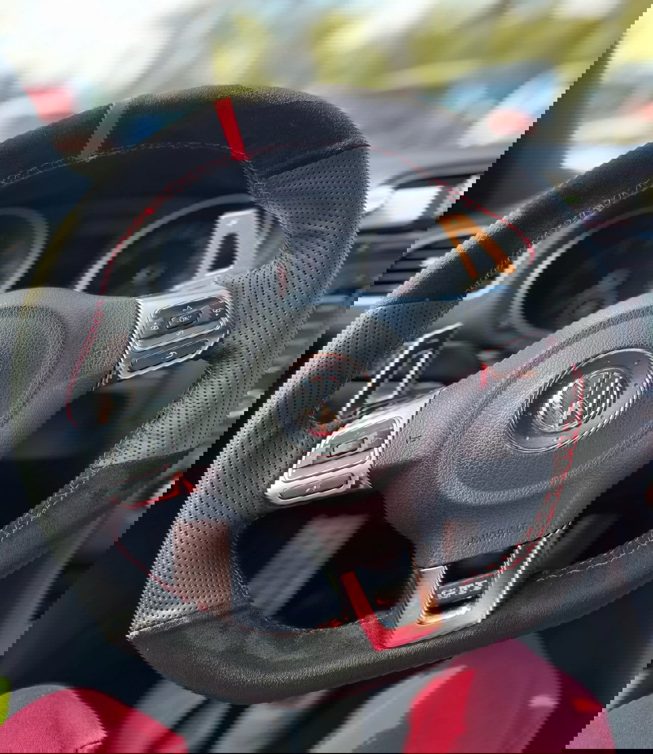 Volkswagen Polo/Scirocco/Golf Custom Steering Wheel Stitch on Cover - DTS AUTOMOTIVE