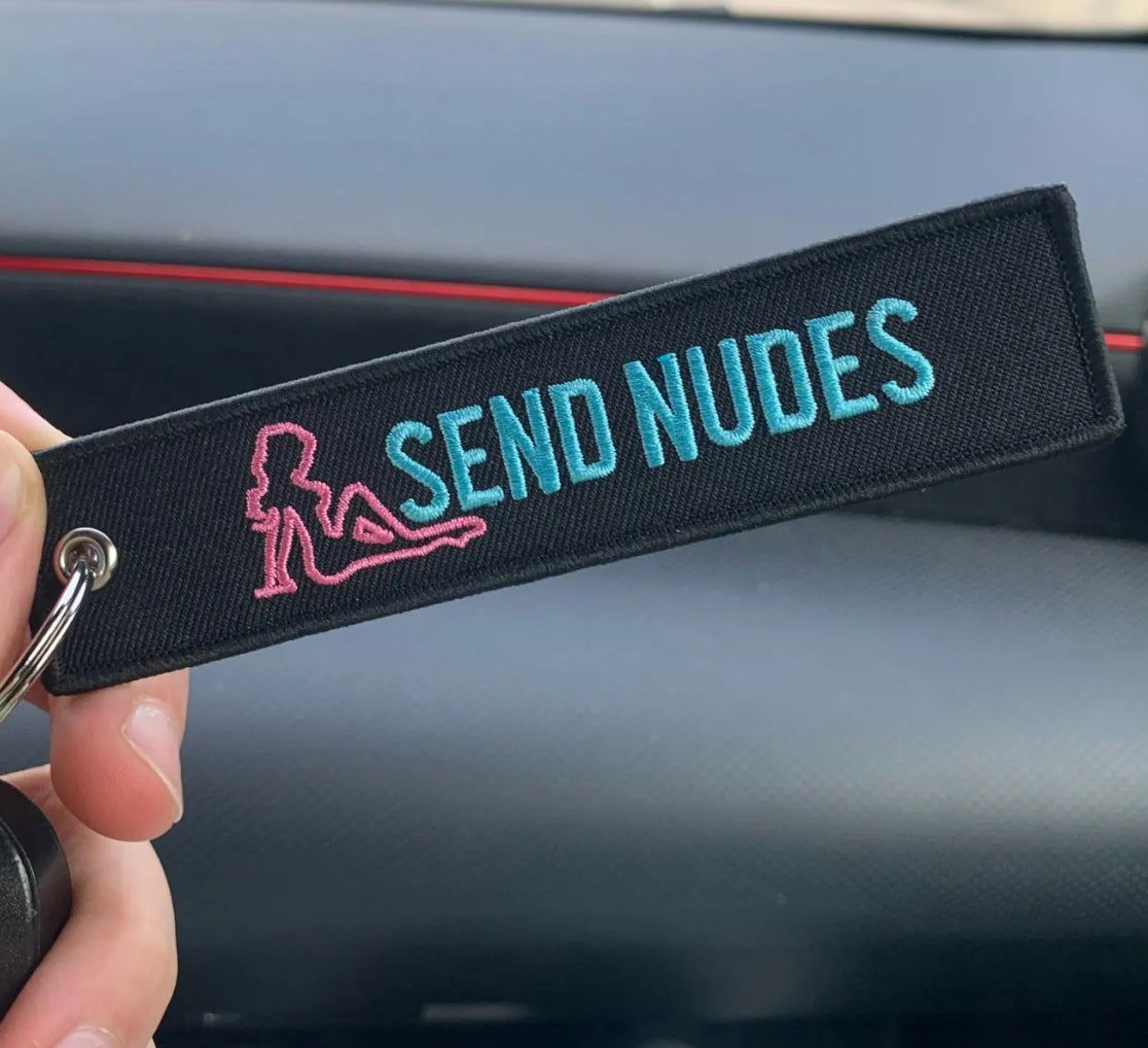 Send N*des Embroidery Keychain - DTS AUTOMOTIVE