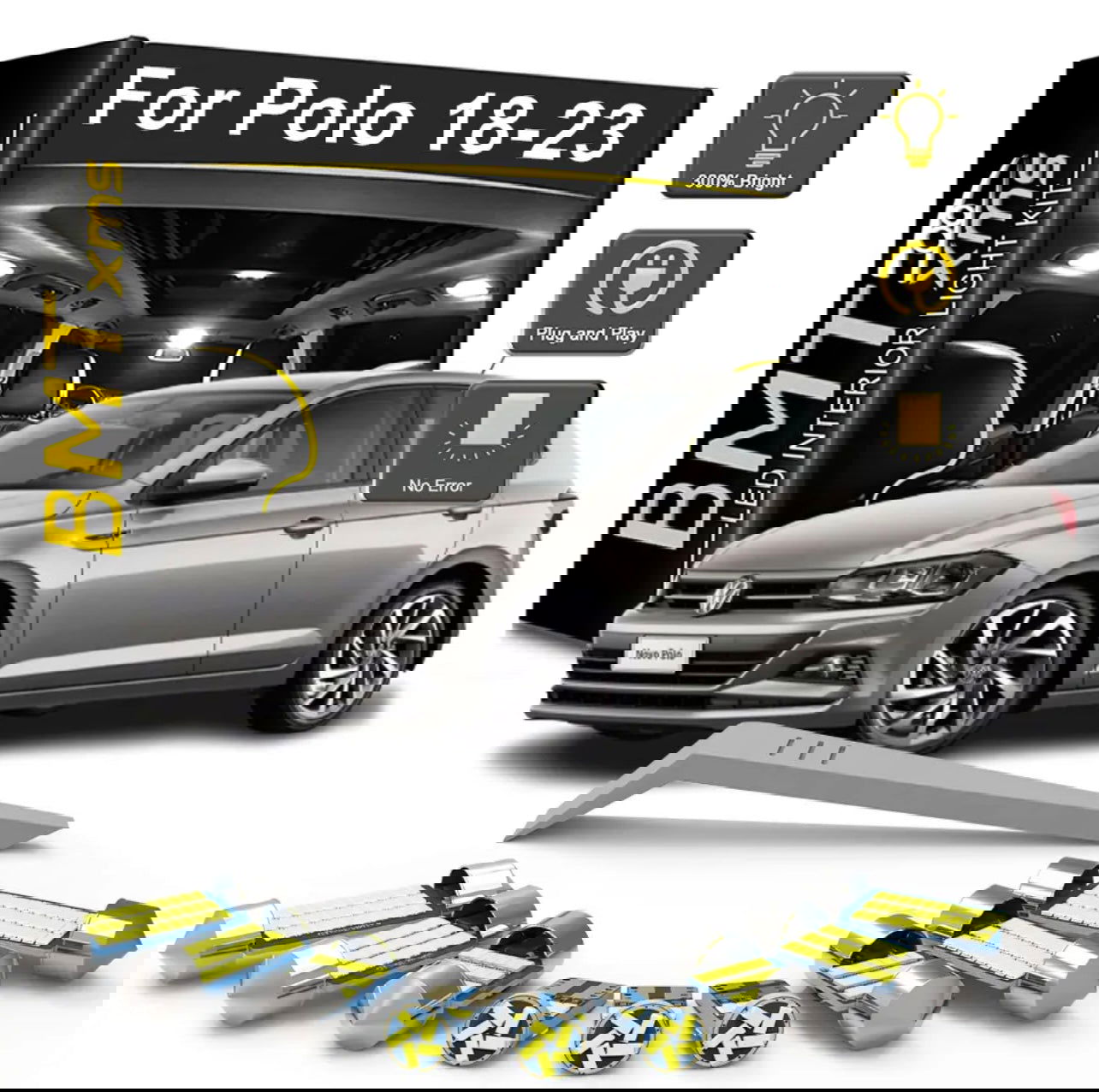 Volkswagen Polo 2018-2023 Interior LED Kit - DTS AUTOMOTIVE