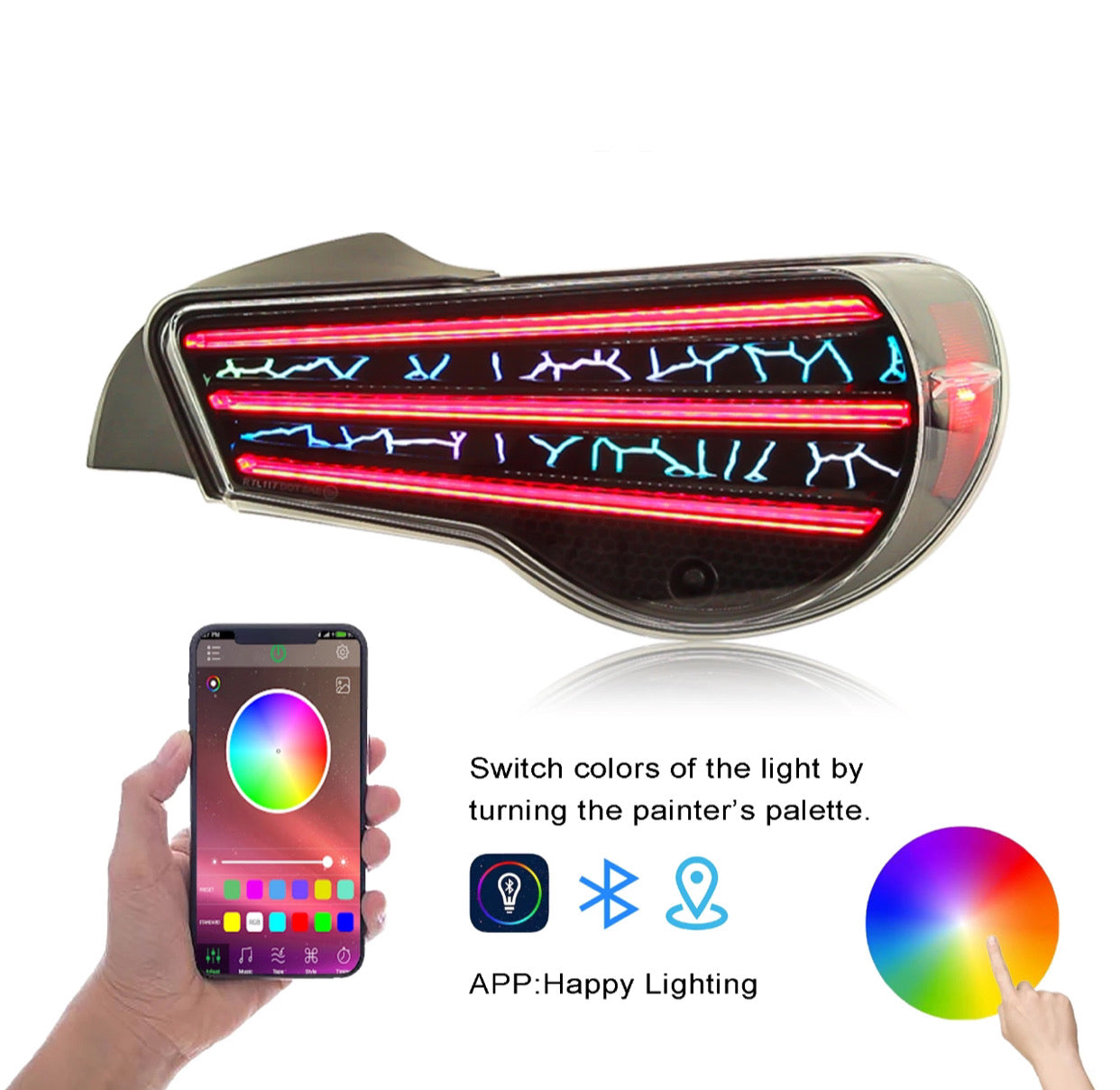 Toyota GT86 Tri-Bar RGB Taillights