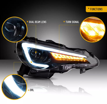 Toyota GT86 VLAND Headlights