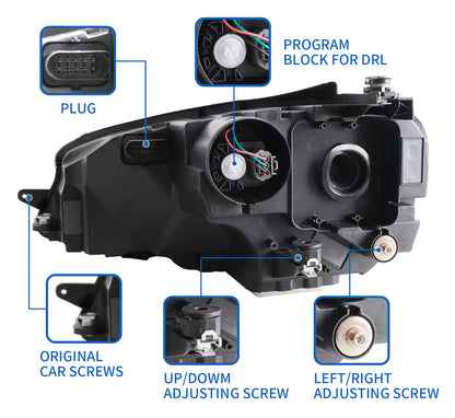 Volkswagen Golf MK7/MK7.5 2013-2017 VLAND Headlights