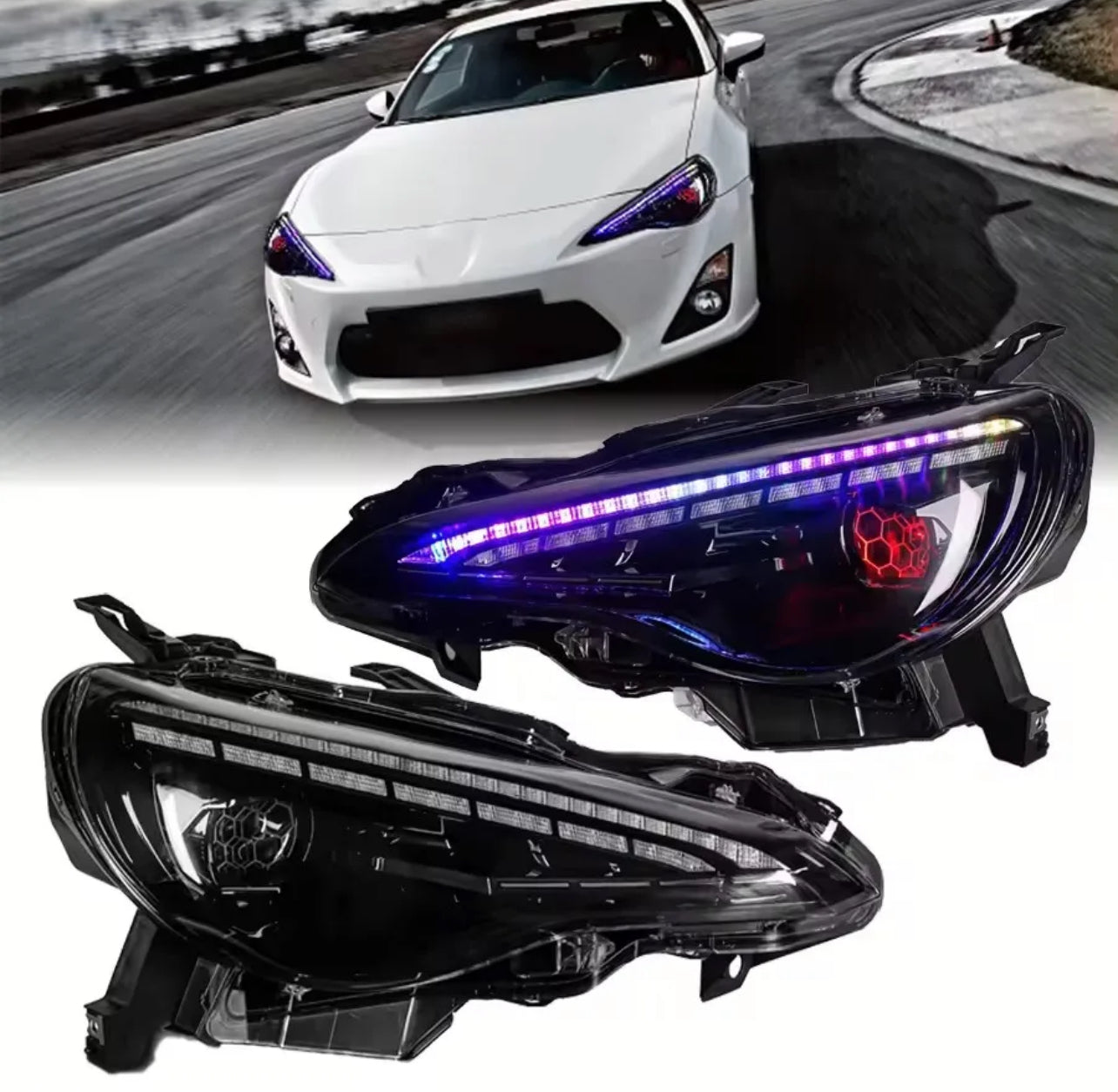 Toyota GT86 DTS Custom RGB Headlights