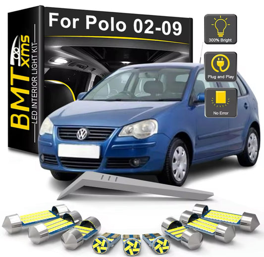 Volkswagen Polo MK4 9N Interior LED Kit