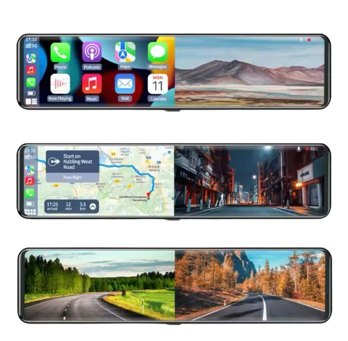 Apple Car Play / Android Auto Rearview Mirror Dashcam