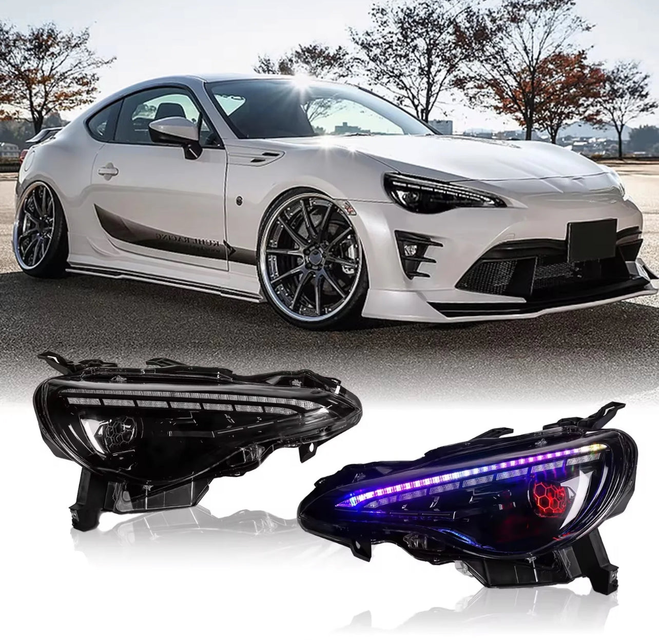 Toyota GT86 DTS Custom RGB Headlights