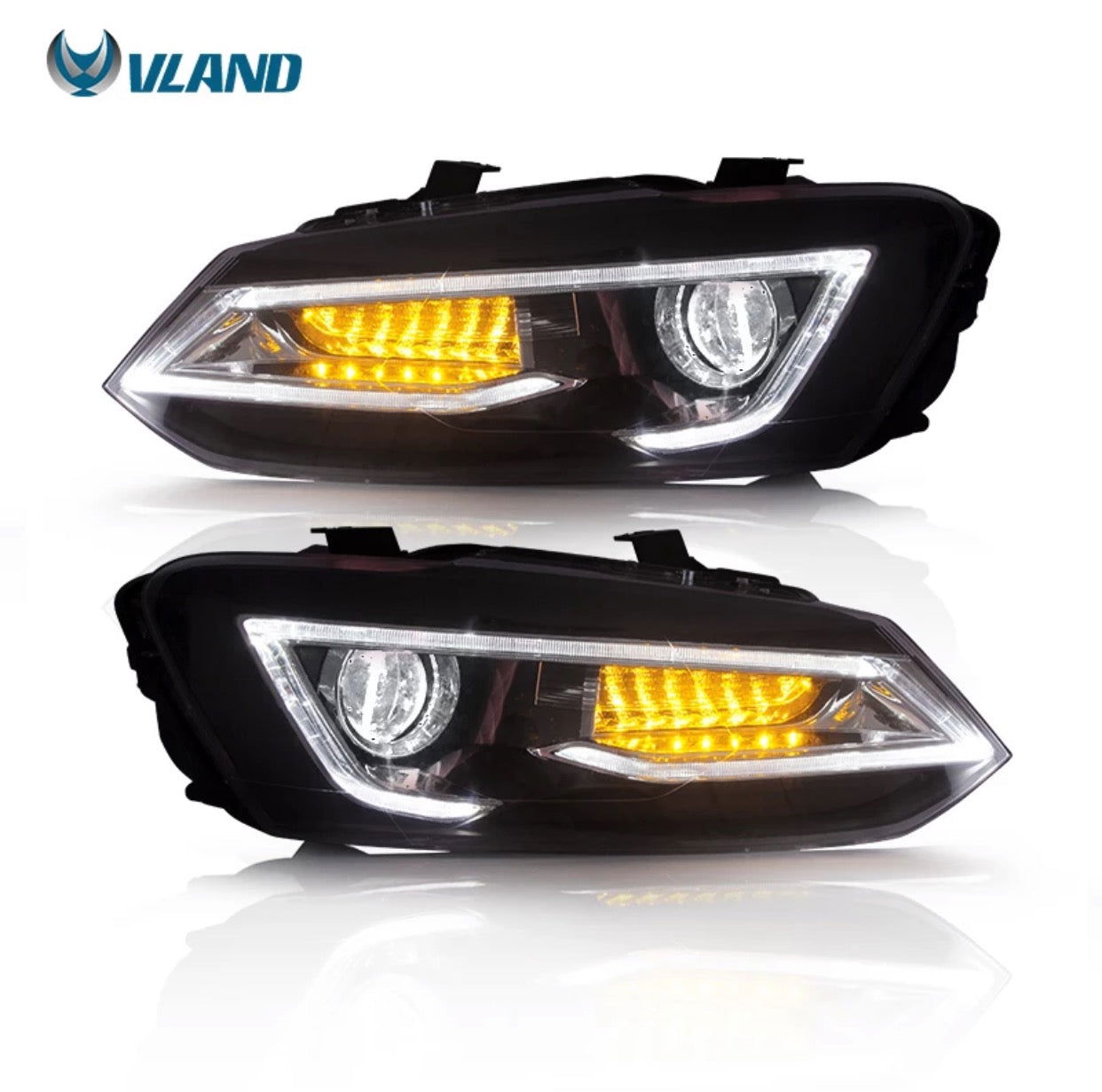 Volkswagen Polo MK5 6R/6C 2009-2017 VLAND Headlights - DTS AUTOMOTIVE