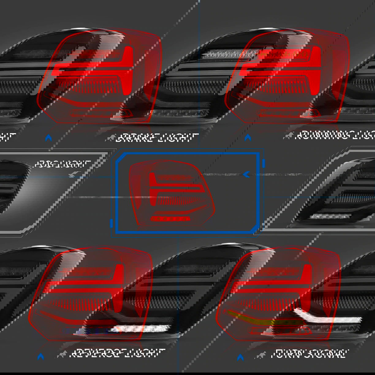 Volkswagen Polo MK5 6R/6C 2009-2017 VLAND Taillights - DTS AUTOMOTIVE