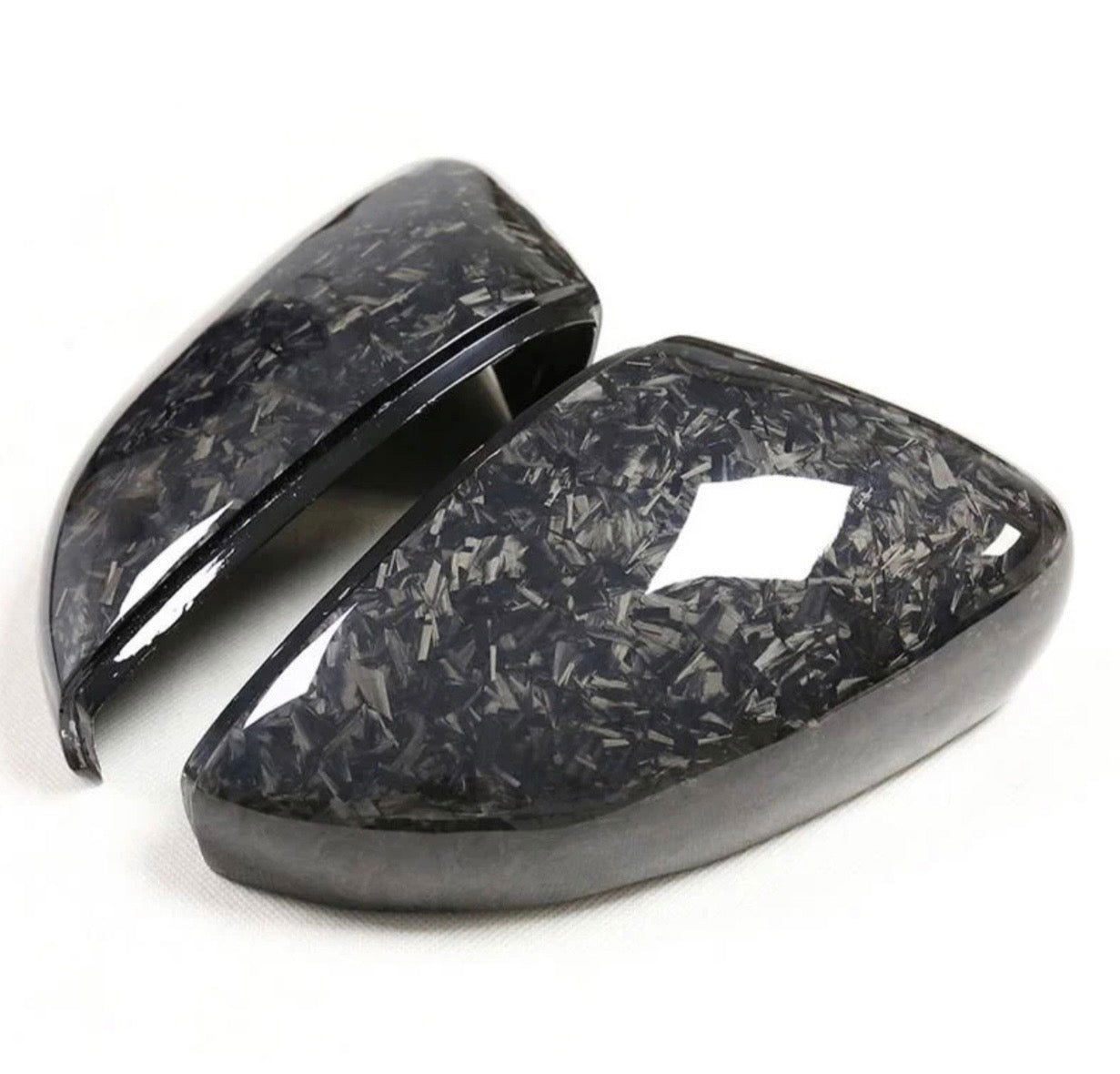 Volkswagen Polo 6R/6C Forged Carbon Wing Mirror Caps - DTS AUTOMOTIVE