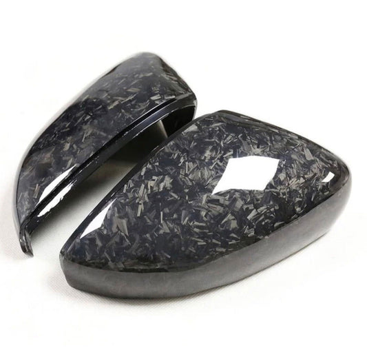 Volkswagen Polo 6R/6C Forged Carbon Wing Mirror Caps - DTS AUTOMOTIVE
