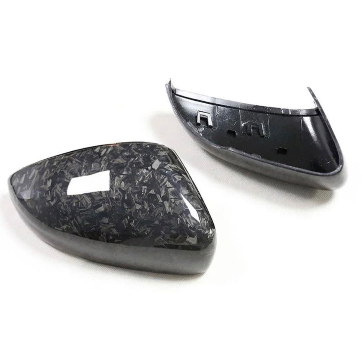 Volkswagen Polo 6R/6C Forged Carbon Wing Mirror Caps - DTS AUTOMOTIVE