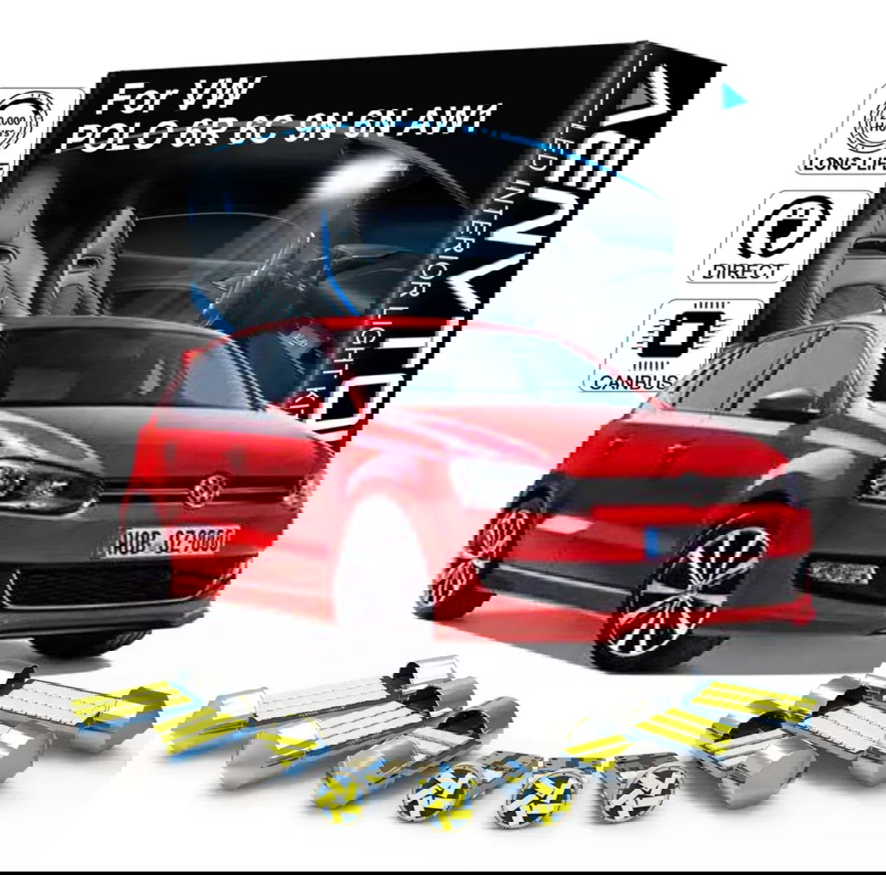 Volkswagen Polo 2009-2017 6R/6C Interior LED Kit - DTS AUTOMOTIVE