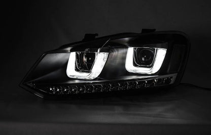 Volkswagen Polo Angel Eyes Headlights 6R/6C MK5 - DTS AUTOMOTIVE