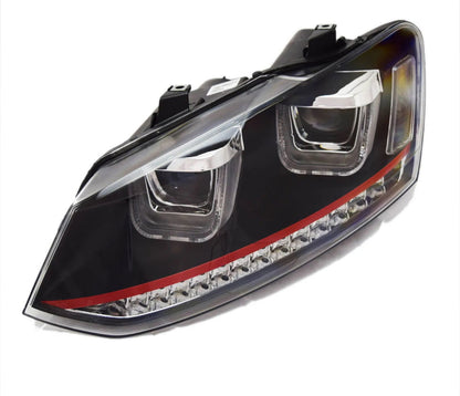 Volkswagen Polo Angel Eyes Headlights 6R/6C MK5 - DTS AUTOMOTIVE