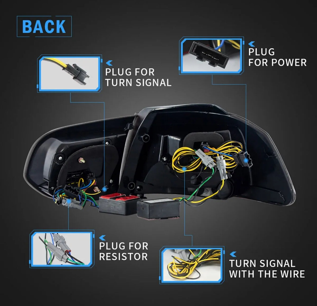 Volkswagen Golf MK6 VLAND Taillights