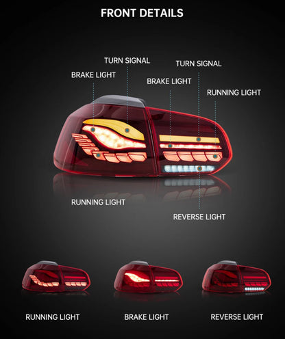 Volkswagen Golf MK6 VLAND Taillights