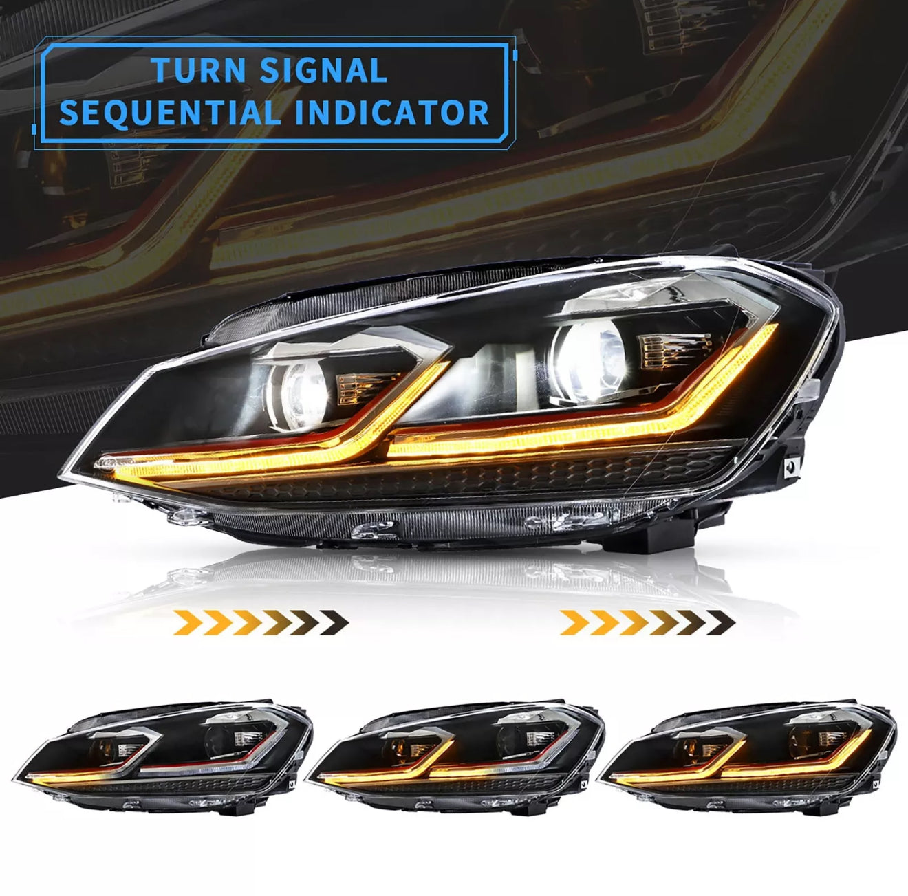 Volkswagen Golf MK7/7.5 VLAND LED Headlights