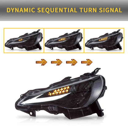 Toyota GT86 VLAND RGB Headlights New Design