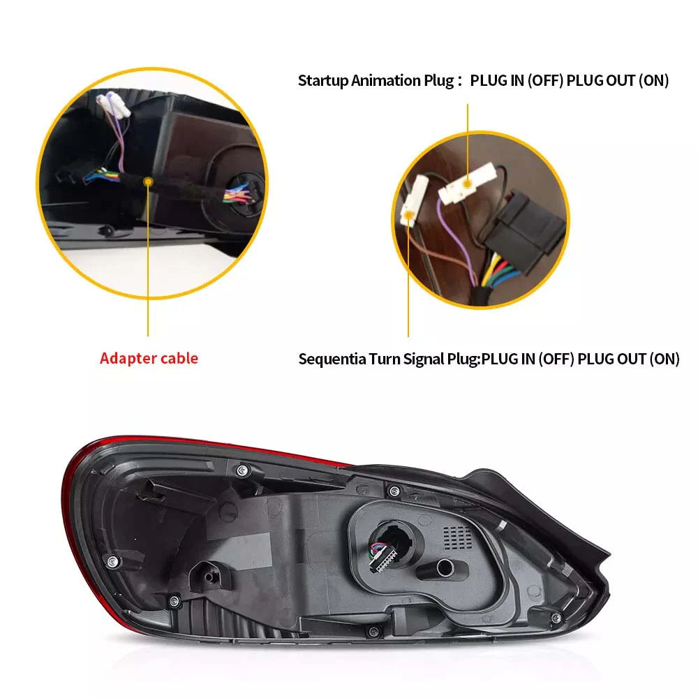 VLAND LED Taillights for Volkswagen Scirocco 2009-2014
