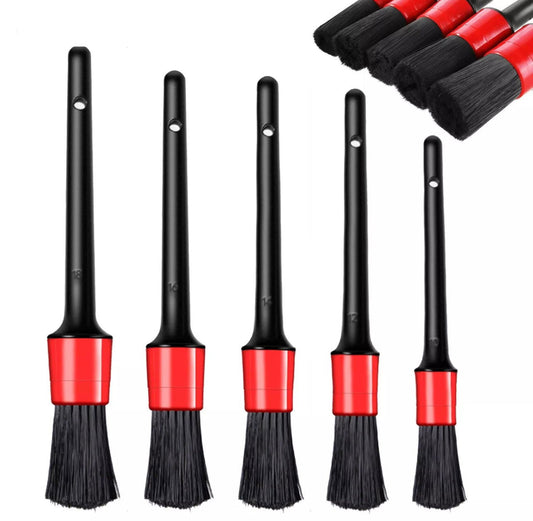 Car Detailing Brushes (Pack of 5) - DTS AUTOMOTIVE