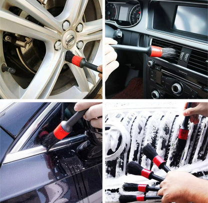Car Detailing Brushes (Pack of 5) - DTS AUTOMOTIVE