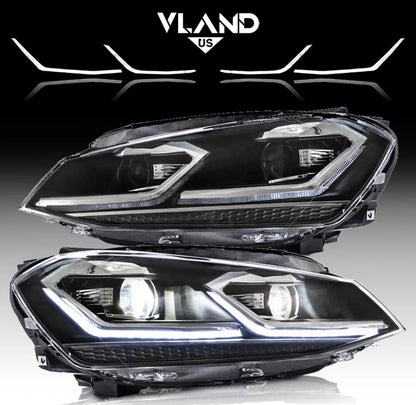 Volkswagen Golf MK7/7.5 VLAND LED Headlights