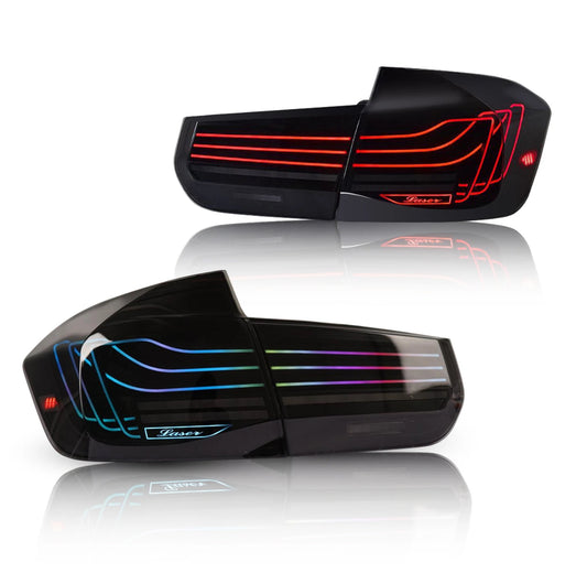 BMW 3 Series F30 F35 2012-2018 DTS Custom RGB Taillights