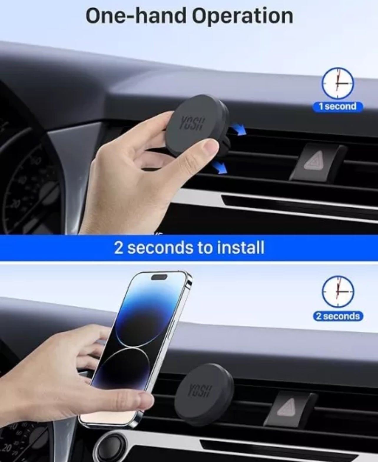 YOSH Magnetic Car Phone Holder