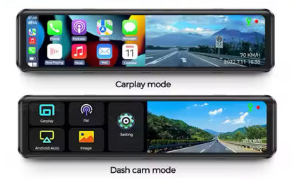 Apple Car Play / Android Auto Rearview Mirror Dashcam