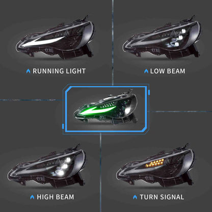 Toyota GT86 VLAND RGB Headlights New Design
