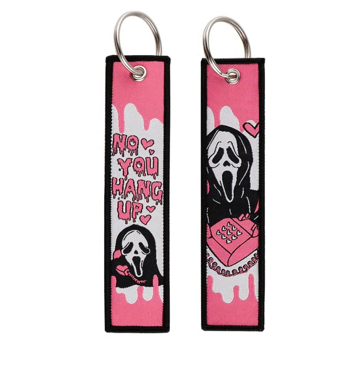 GhostFace Embroidery Keychain - DTS AUTOMOTIVE
