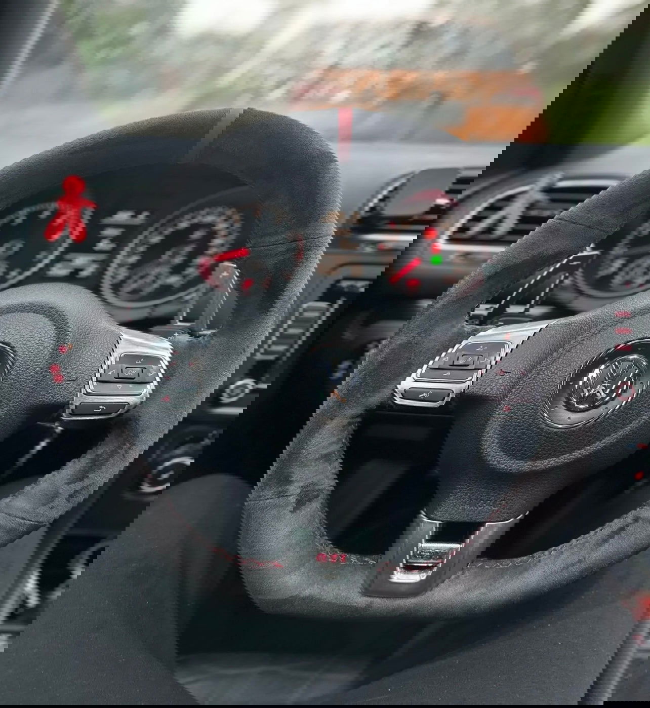 Volkswagen Polo/Scirocco/Golf Custom Steering Wheel Stitch on Cover - DTS AUTOMOTIVE