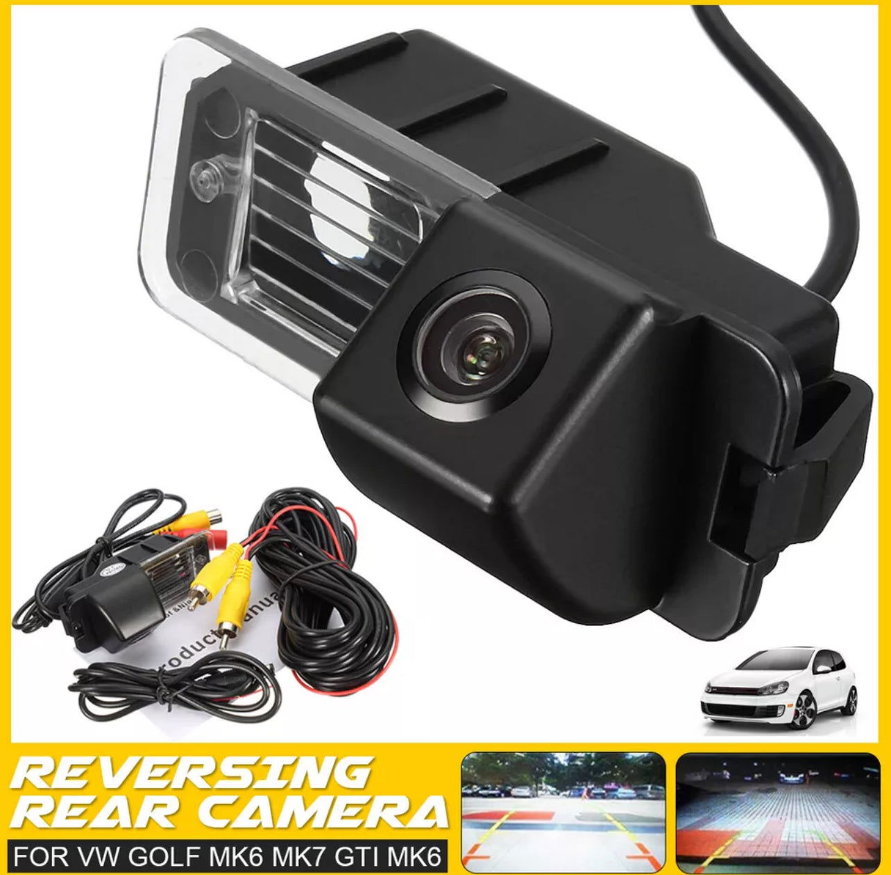 Vw Rear Camera Volkswagen Golf MK6/MK7 Rear View Camera - DTS AUTOMOTIVE