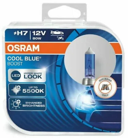 OSRAM Cool Blue Boost H7 Car Headlight Bulbs (Twin Pack of 2 Bulbs) - DTS AUTOMOTIVE