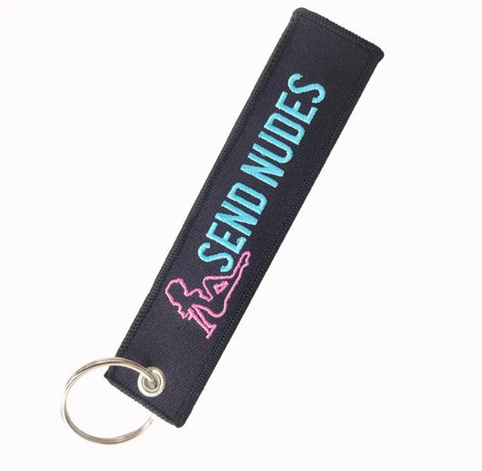 Send N*des Embroidery Keychain - DTS AUTOMOTIVE