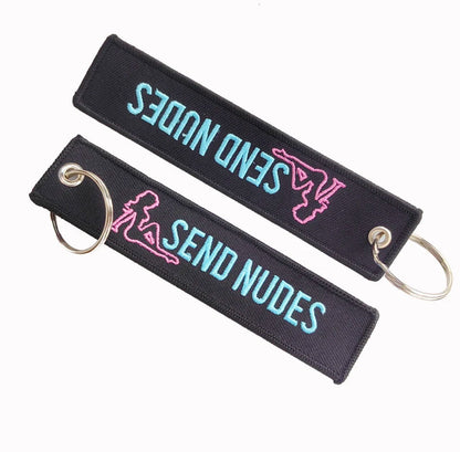 Send N*des Embroidery Keychain - DTS AUTOMOTIVE