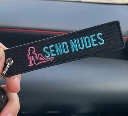 Send N*des Embroidery Keychain - DTS AUTOMOTIVE