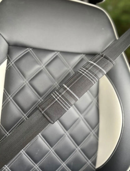 Volkswagen GTI Tartan Seatbelt Shoulder Pads - DTS AUTOMOTIVE