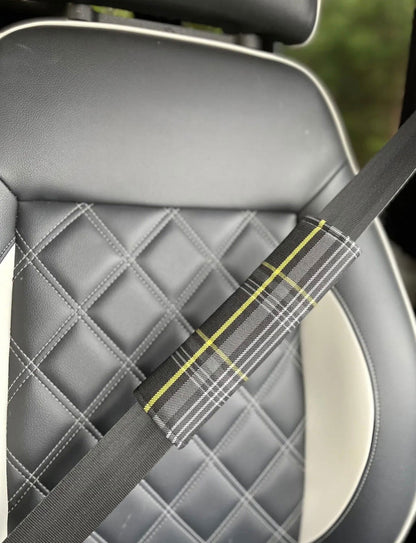 Volkswagen GTI Tartan Seatbelt Shoulder Pads - DTS AUTOMOTIVE