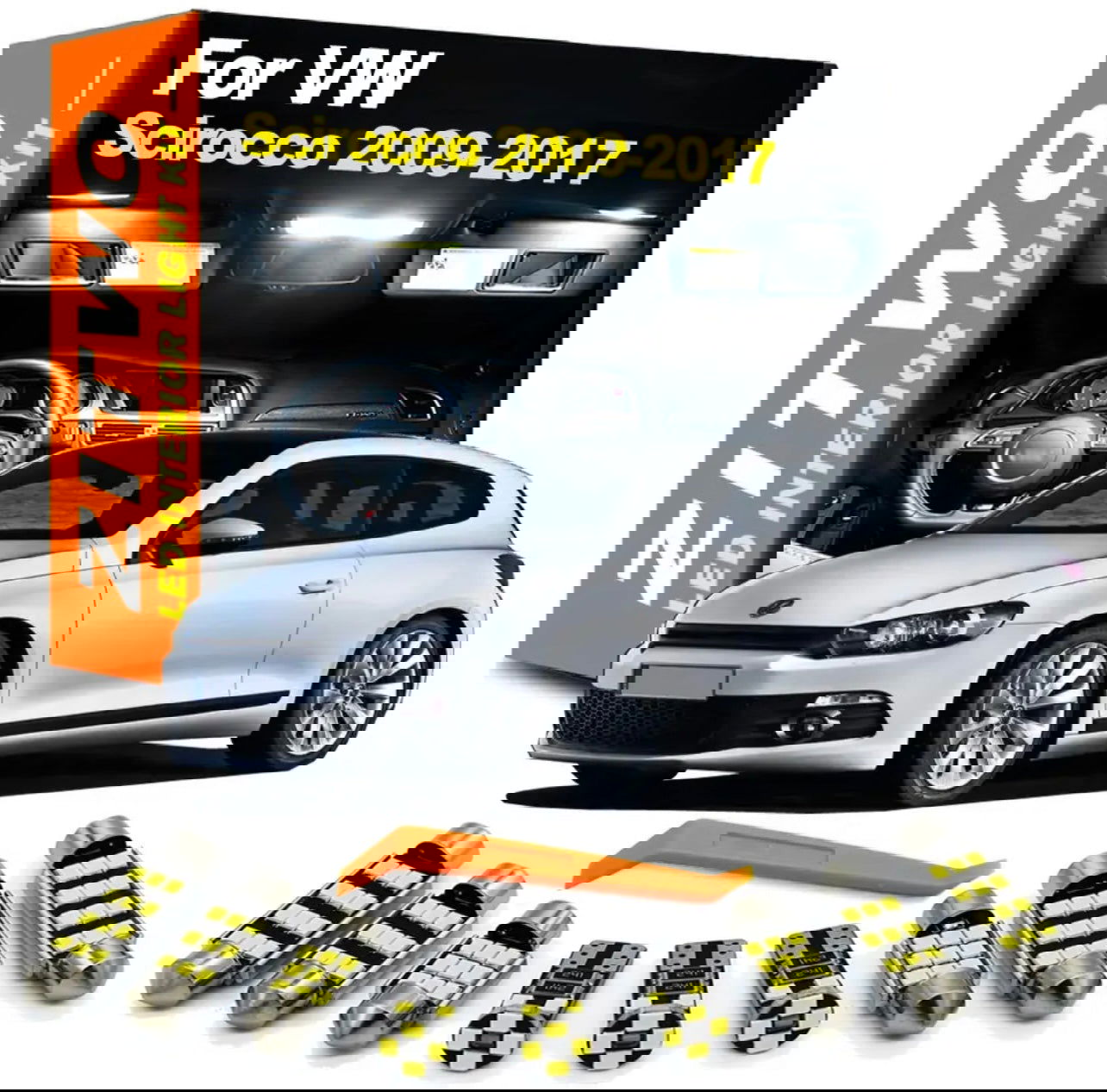 Volkswagen Scirocco 2009-2017 Interior LED Kit - DTS AUTOMOTIVE